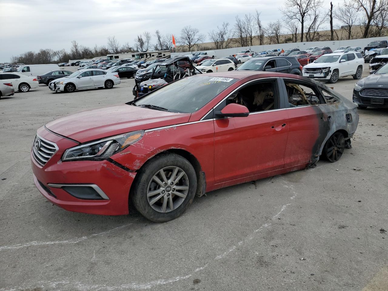 VIN 5NPE24AF8HH474254 2017 HYUNDAI SONATA no.1