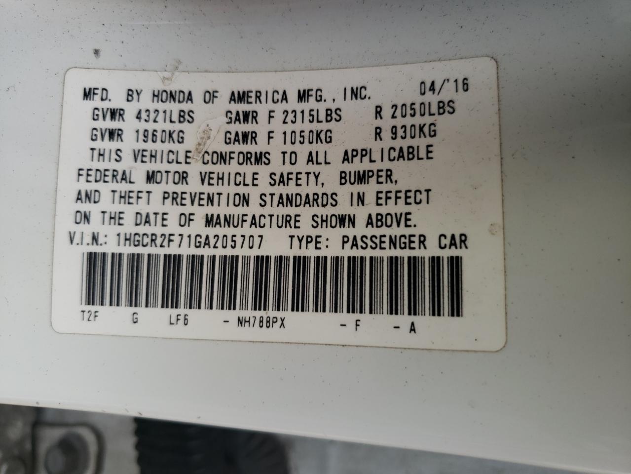 2016 Honda Accord - Image 13