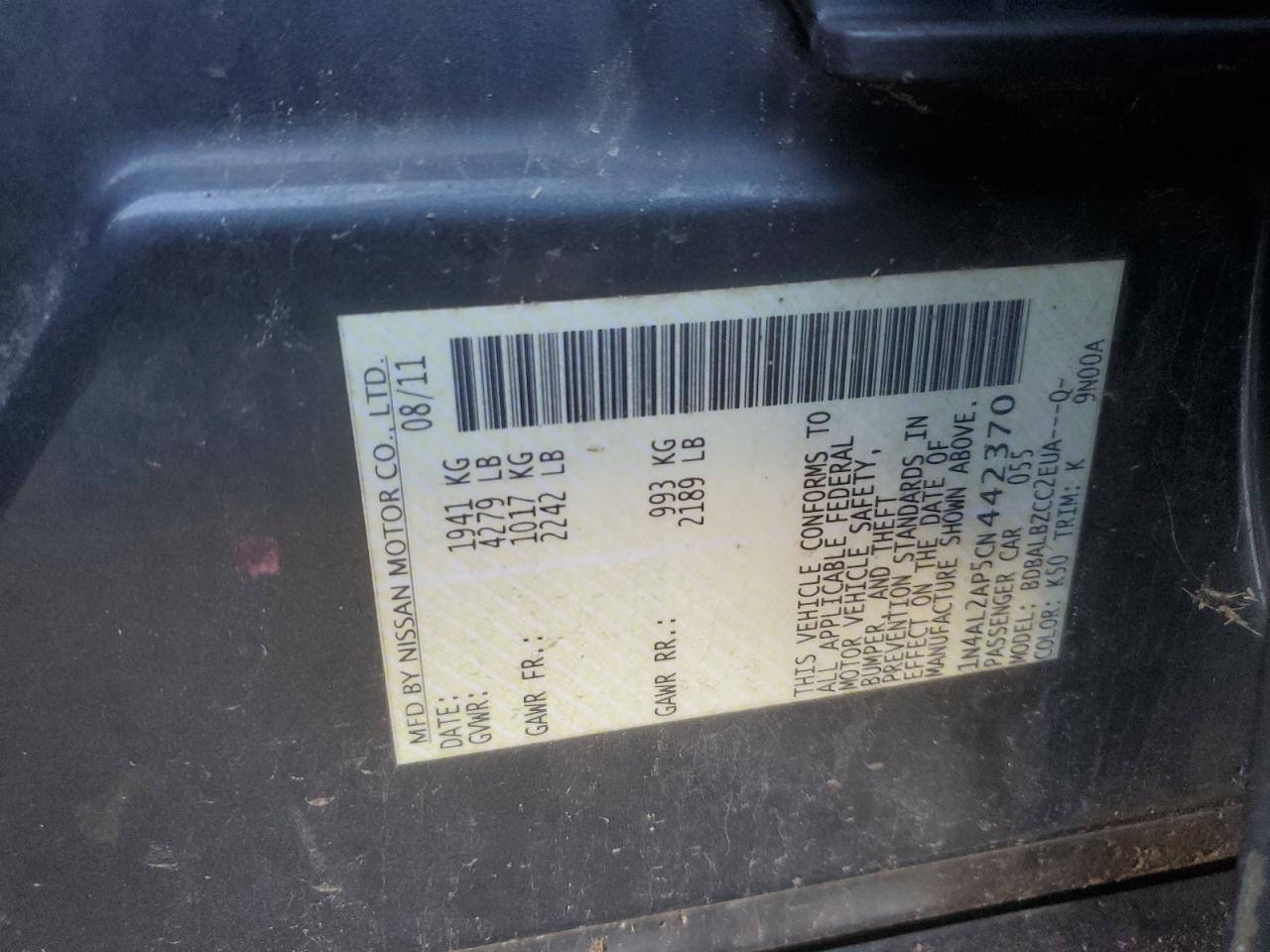 2012 Nissan Altima - Image 14