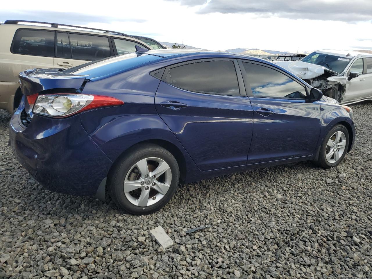 2013 Hyundai Elantra Gls blue null gas 5NPDH4AE9DH301547 photo #4
