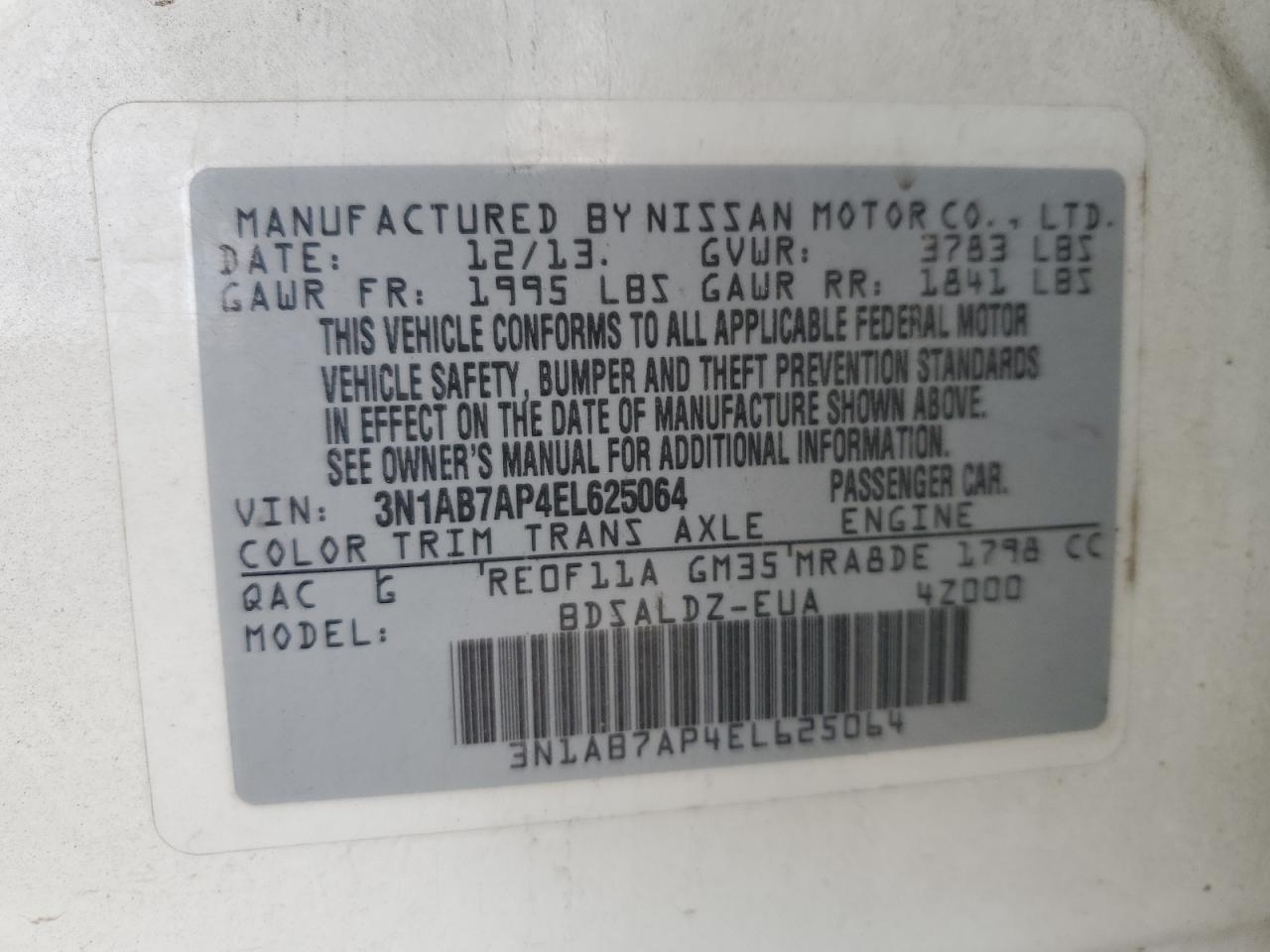 2014 Nissan Sentra - Image 14