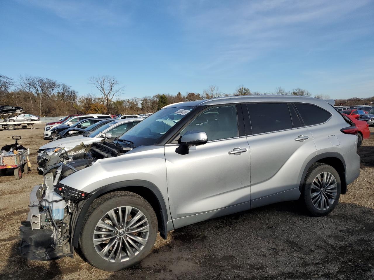 VIN 5TDFZRBH6MS129886 2021 TOYOTA HIGHLANDER no.1