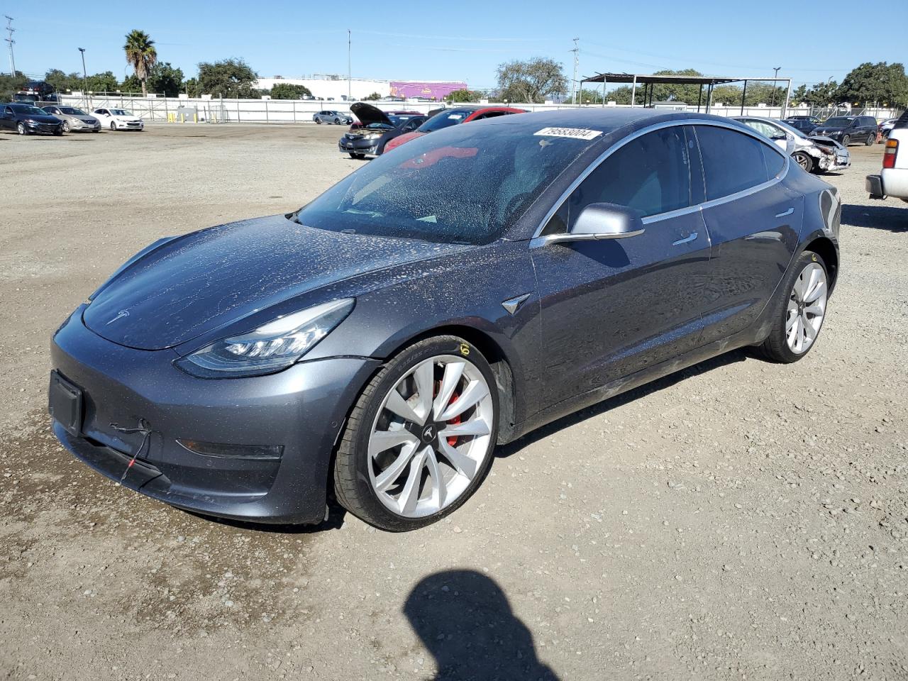 VIN 5YJ3E1EB7JF171202 2018 TESLA MODEL 3 no.1