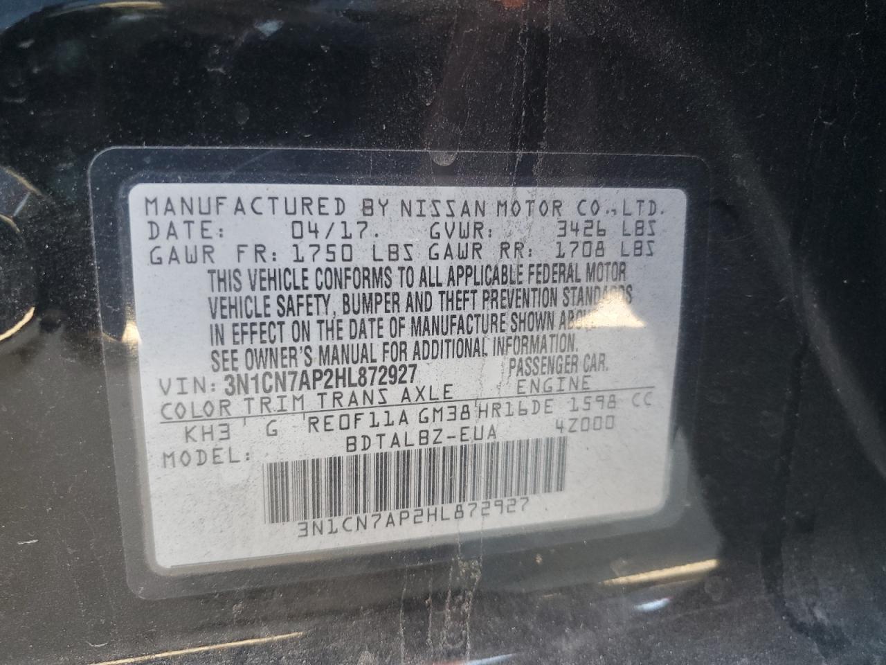 2017 Nissan Versa - Image 13