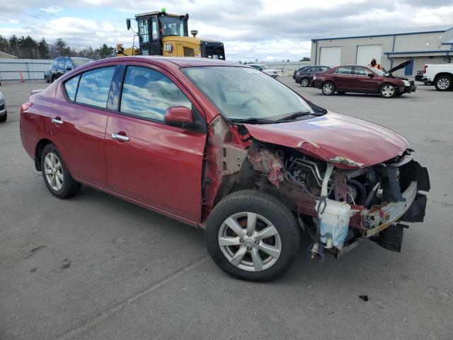  NISSAN VERSA 2014 Red