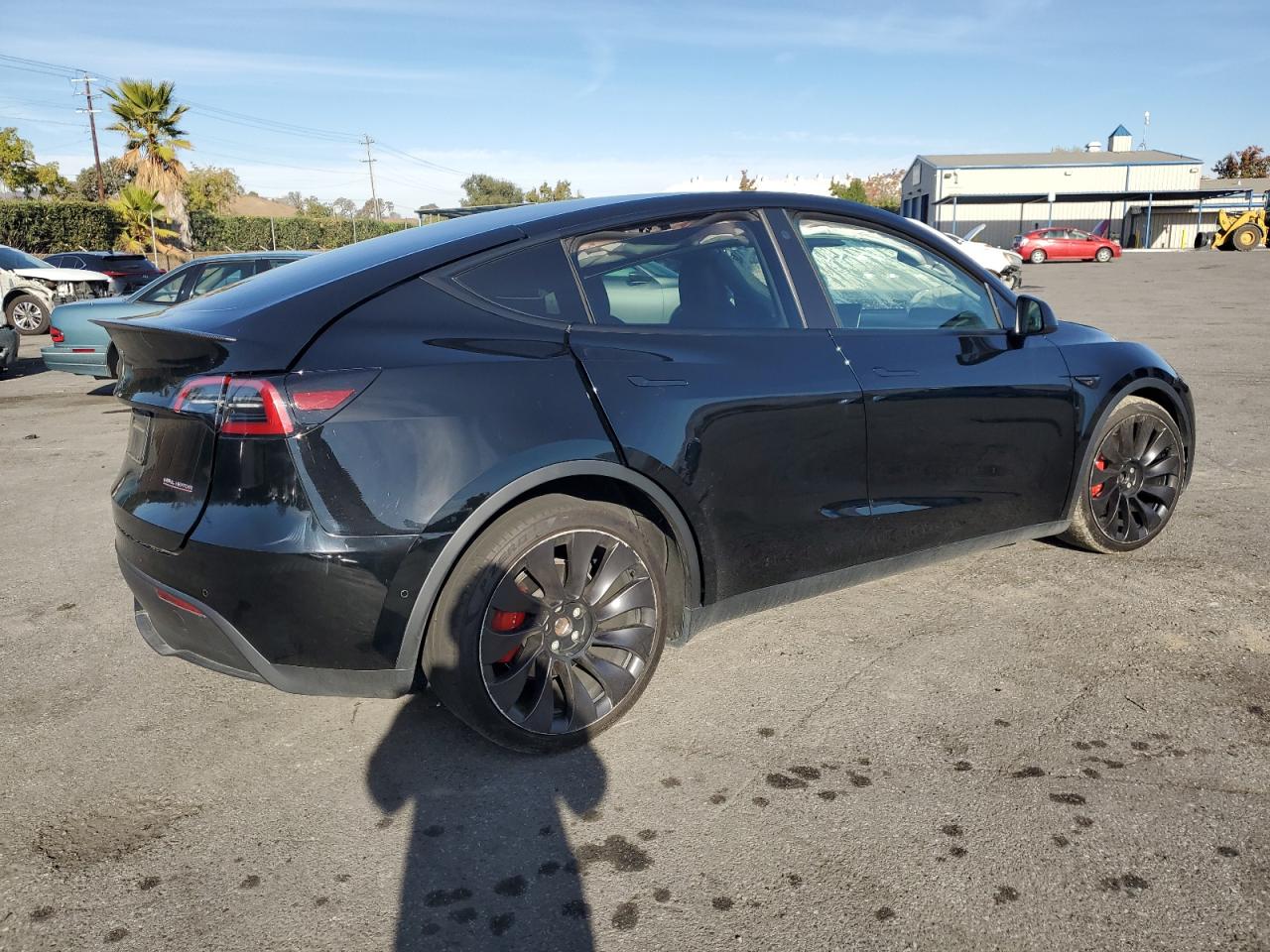 VIN 7SAYGDEFXNF390779 2022 TESLA MODEL Y no.3