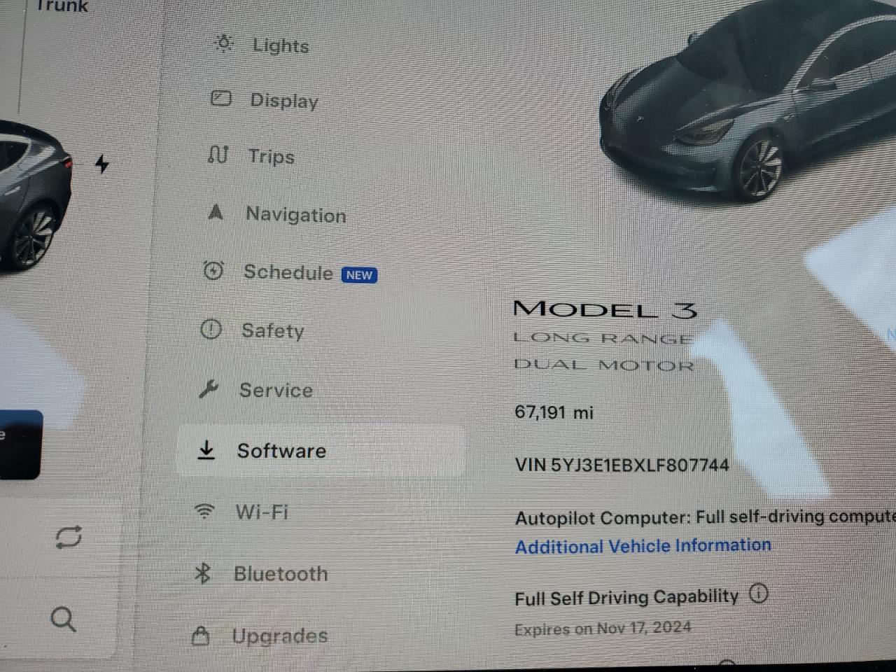 2020 Tesla Model 3 VIN: 5YJ3E1EBXLF807744 Lot: 78856734