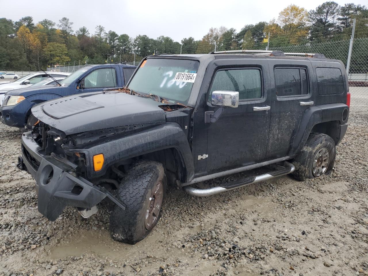 2007 Hummer H3 VIN: 5GTDN13EX78211890 Lot: 80191664