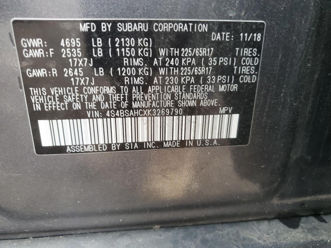 2019 Subaru Outback - Image 15