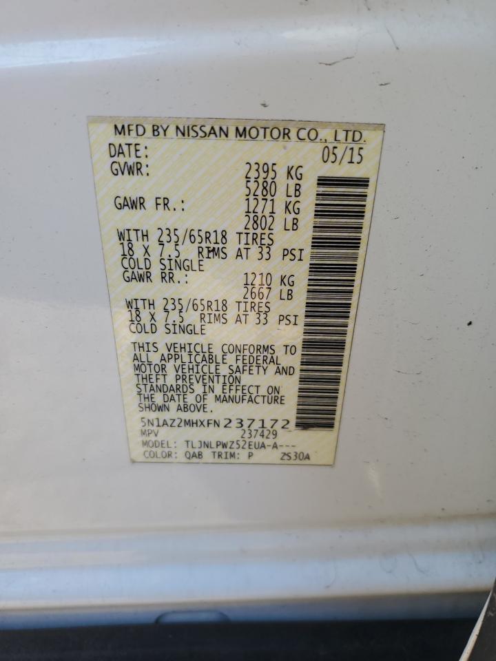 2015 Nissan Murano - Image 15