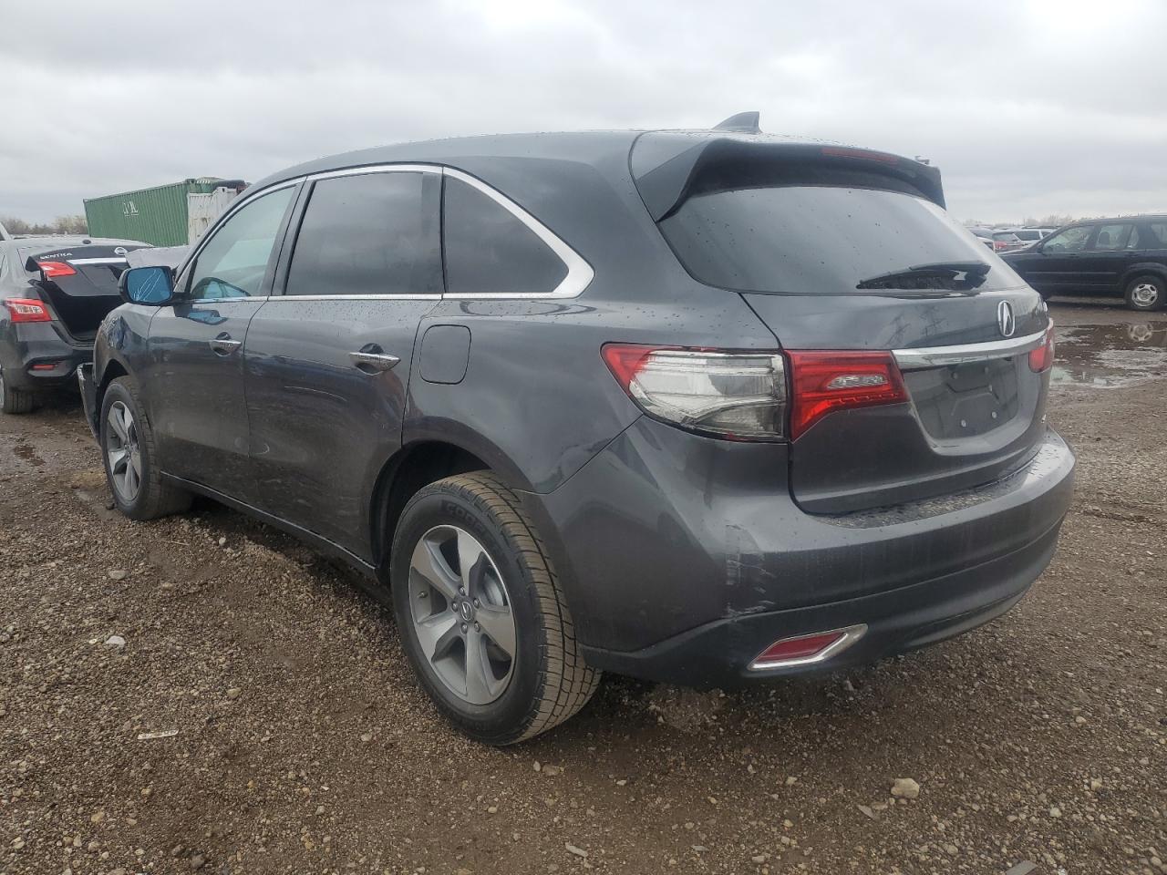 VIN 5FRYD4H29GB058817 2016 ACURA MDX no.2