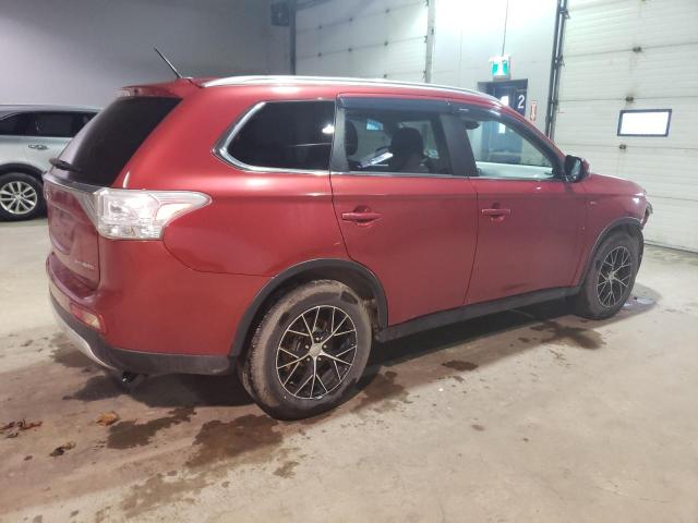  MITSUBISHI OUTLANDER 2015 Червоний