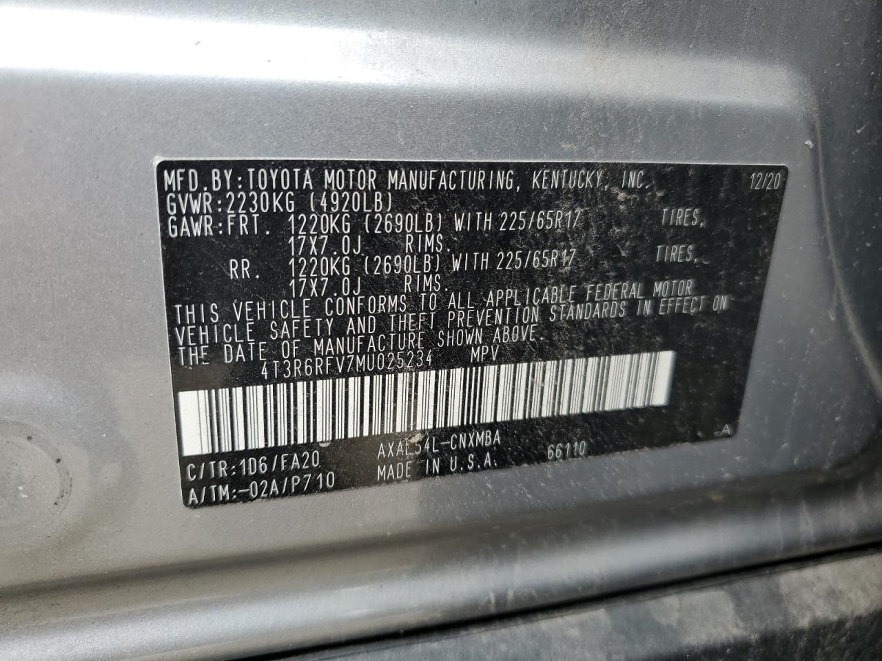 2021 Toyota RAV 4 - Image 13
