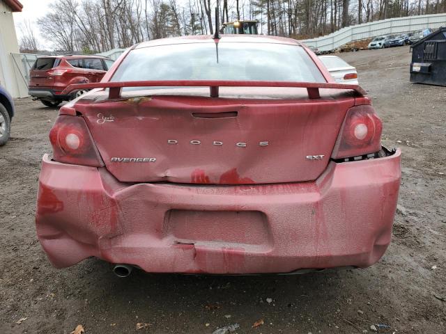 Sedans DODGE AVENGER 2014 Czerwony