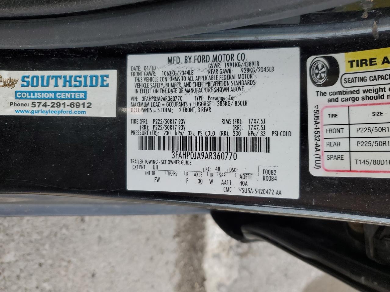 2010 Ford Fusion - Image 13