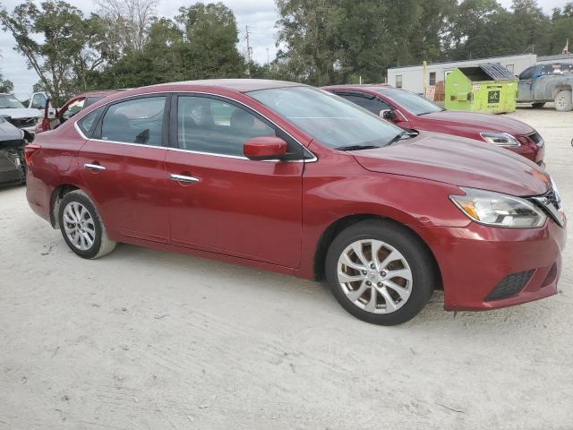  NISSAN SENTRA 2018 Czerwony