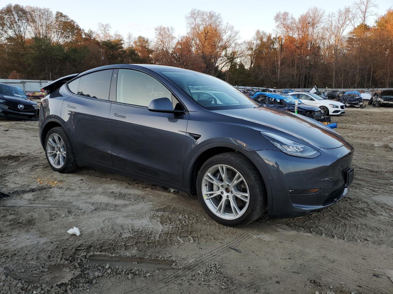 VIN 5YJYGDEE6MF109838 2021 TESLA MODEL Y no.4