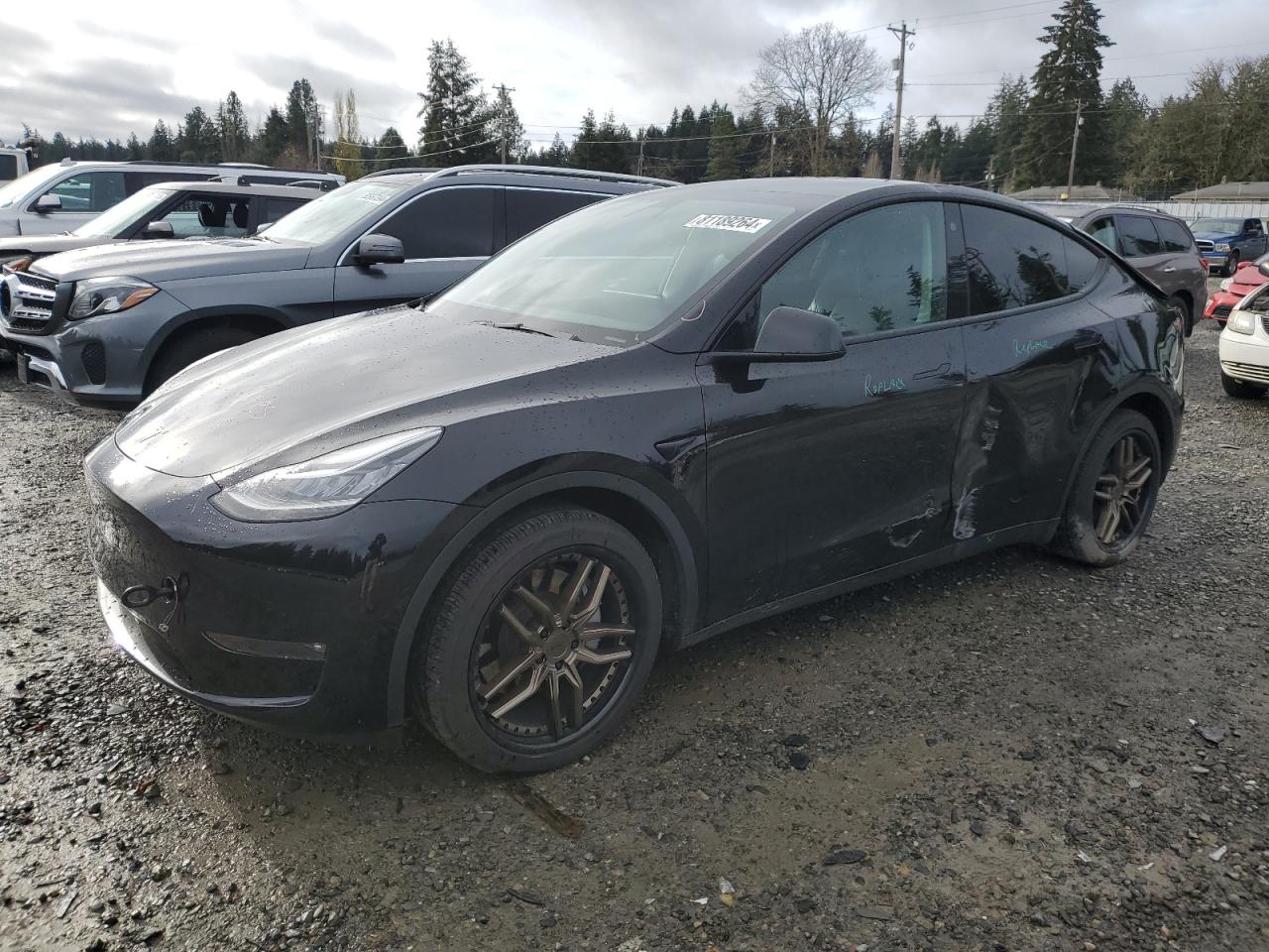 VIN 5YJYGAEE2MF295246 2021 TESLA MODEL Y no.1