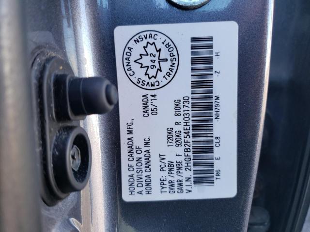 2014 HONDA CIVIC LX