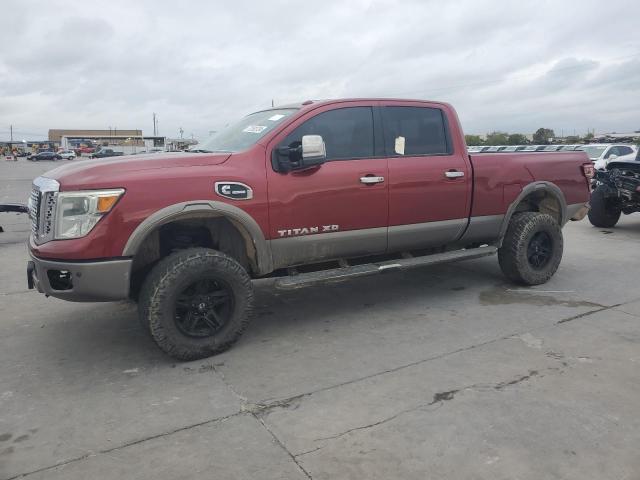 Pickups NISSAN TITAN 2016 Czerwony