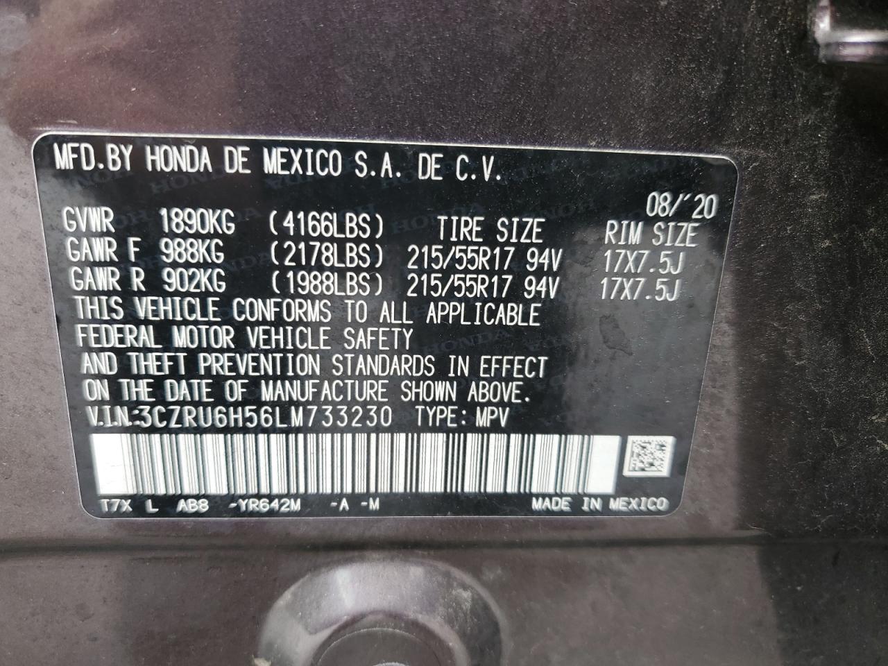 2020 Honda HR-V - Image 15