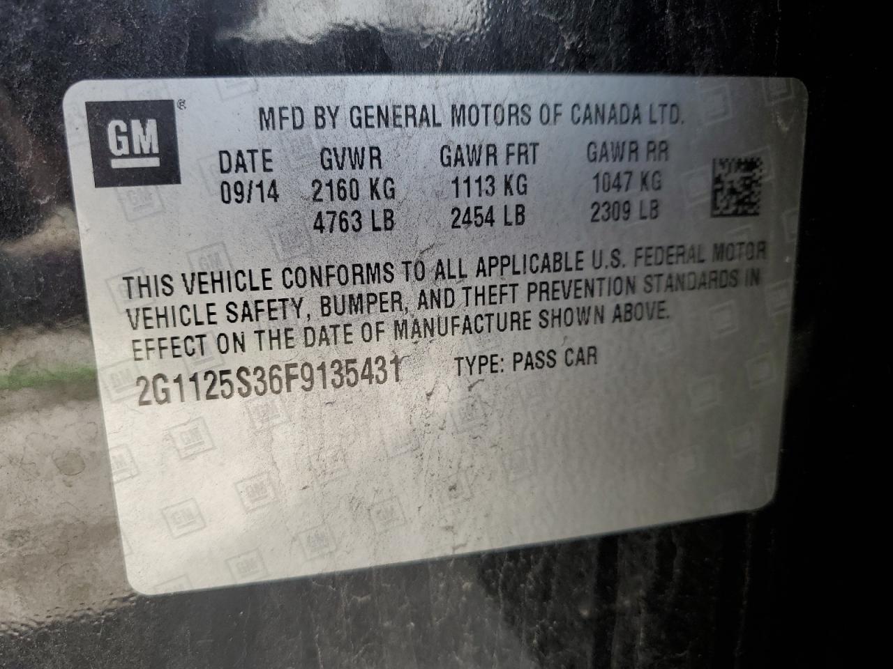 2015 Chevrolet Impala - Image 12