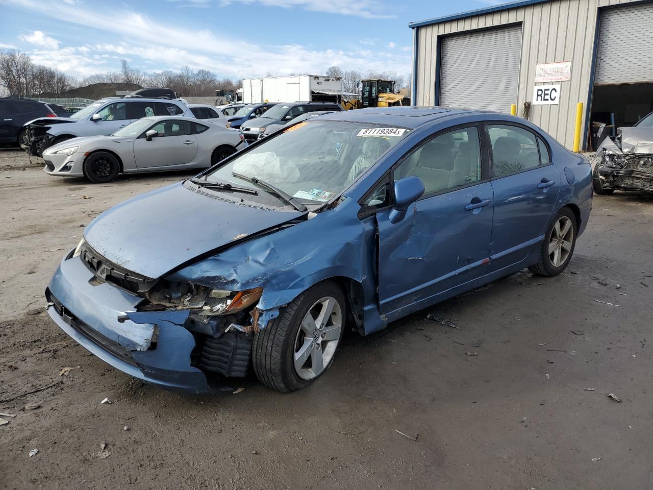 2007 Honda Civic Ex VIN: 1HGFA15807L084732 Lot: 81119384