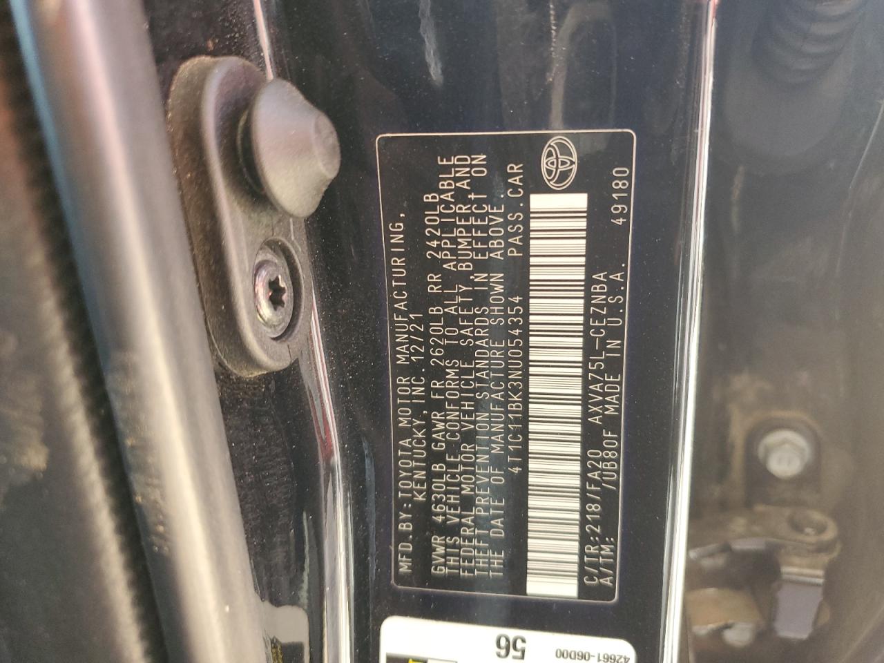 2022 Toyota Camry - Image 12