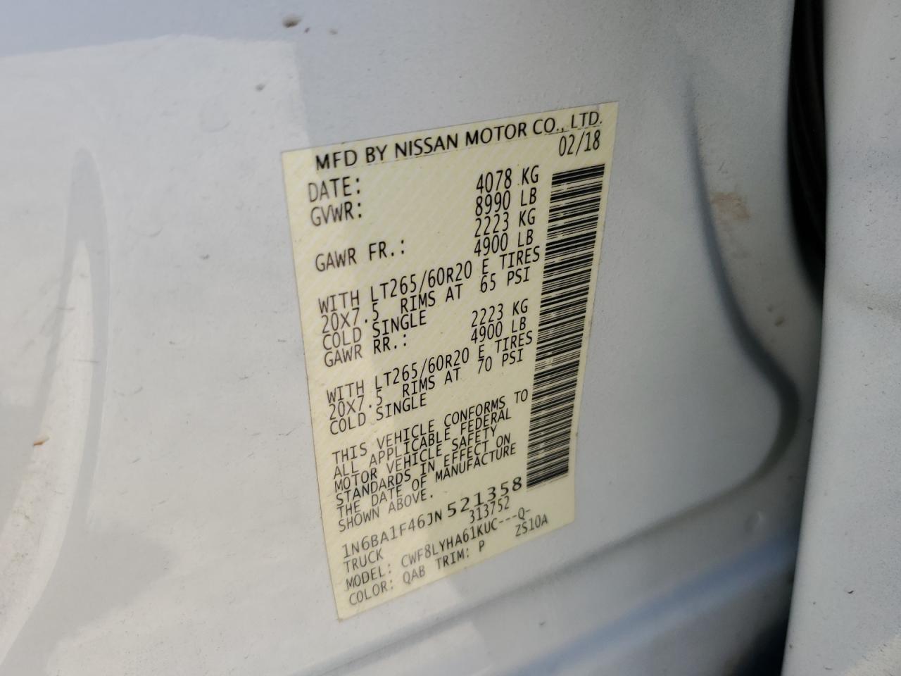 2018 Nissan Titan - Image 13