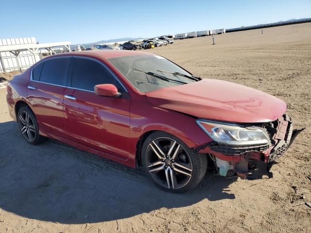  HONDA ACCORD 2016 Red