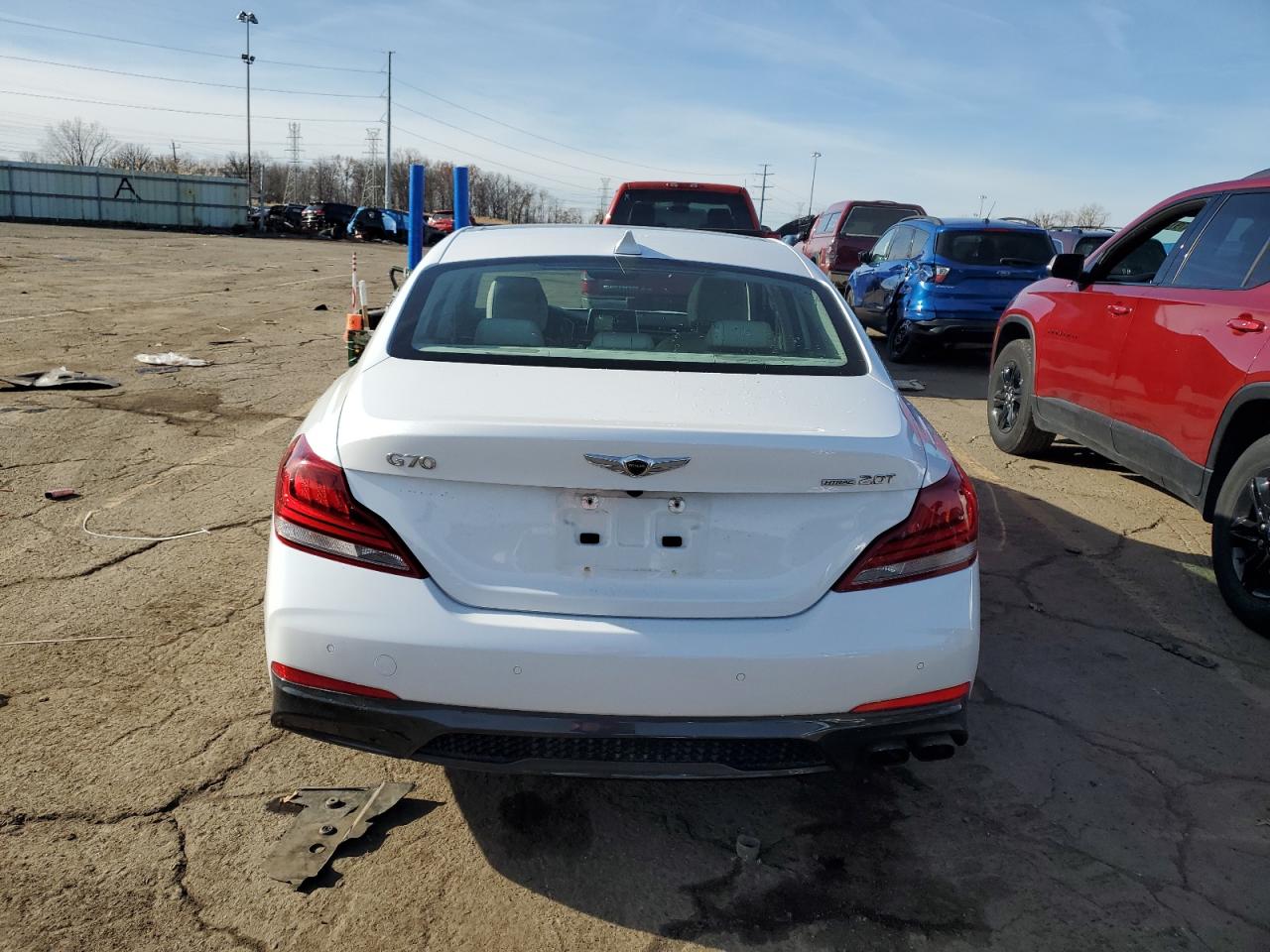 2019 Genesis G70 Prestige VIN: KMTG44LA4KU038214 Lot: 80663314