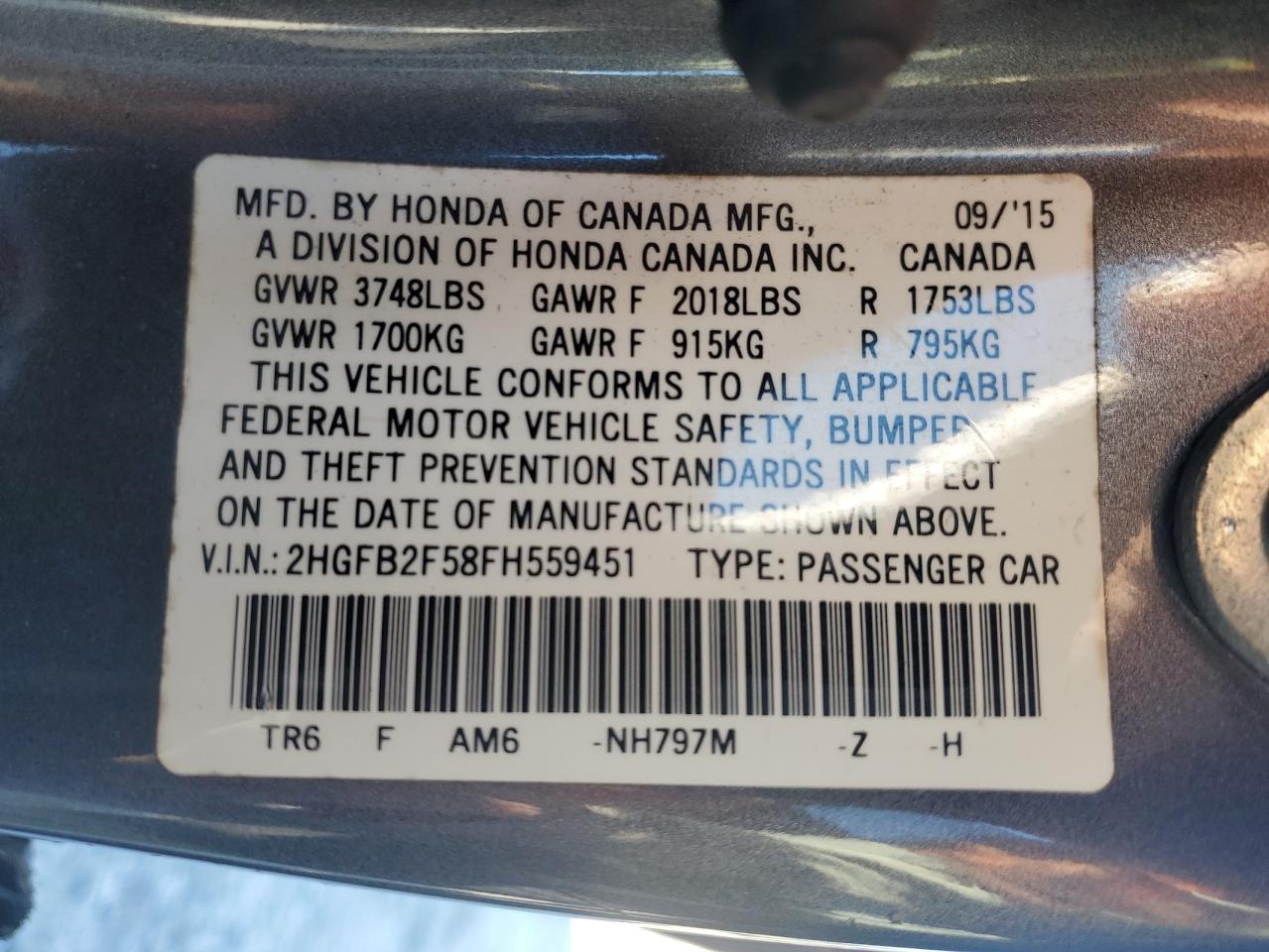 2015 Honda Civic - Image 14