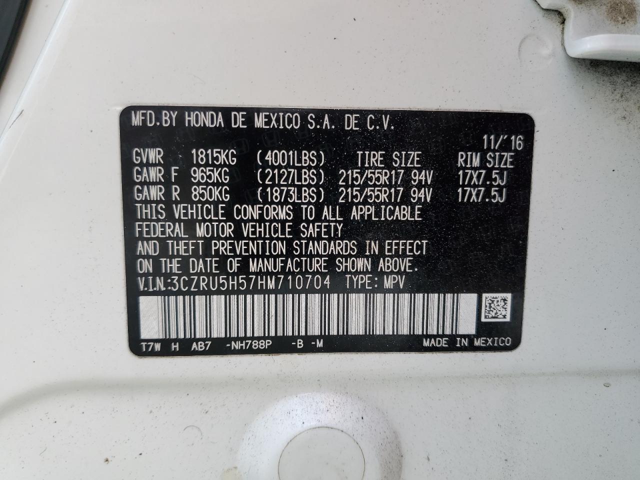 2017 Honda HR-V - Image 16