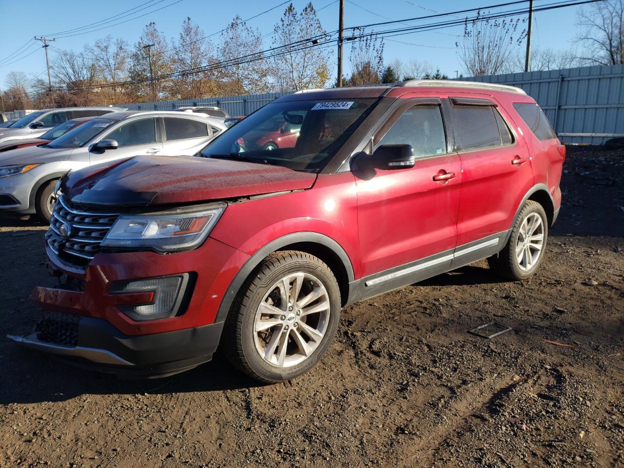 VIN 1FM5K8D84HGA72350 2017 FORD EXPLORER no.1