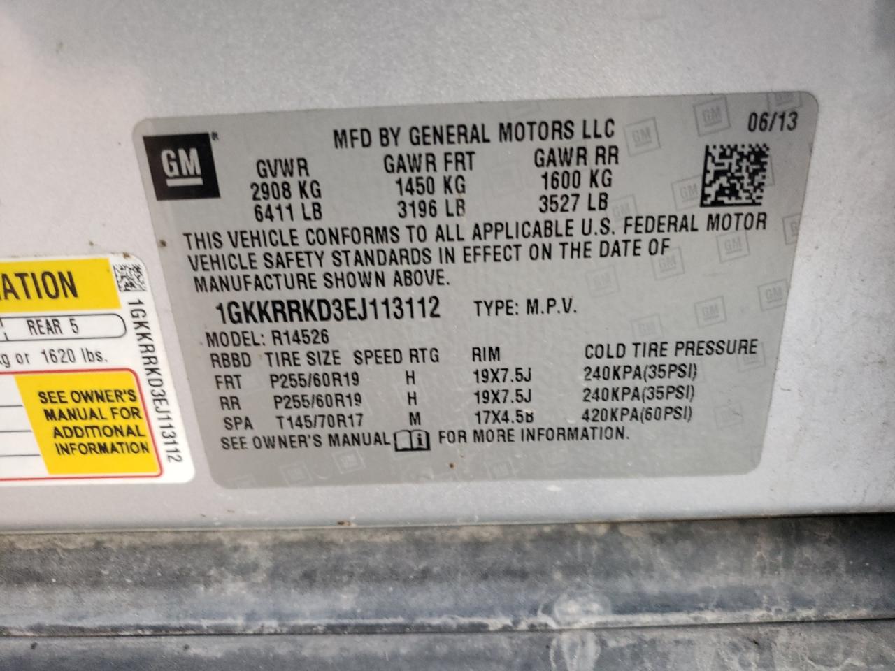 2014 GMC Acadia - Image 13