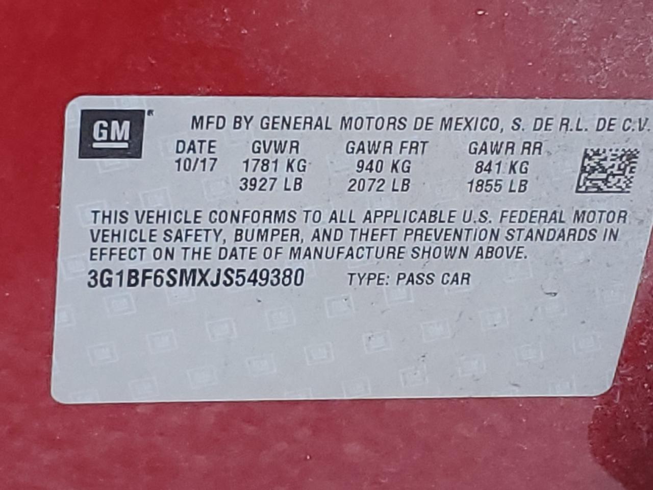 2018 Chevrolet Cruze - Image 12