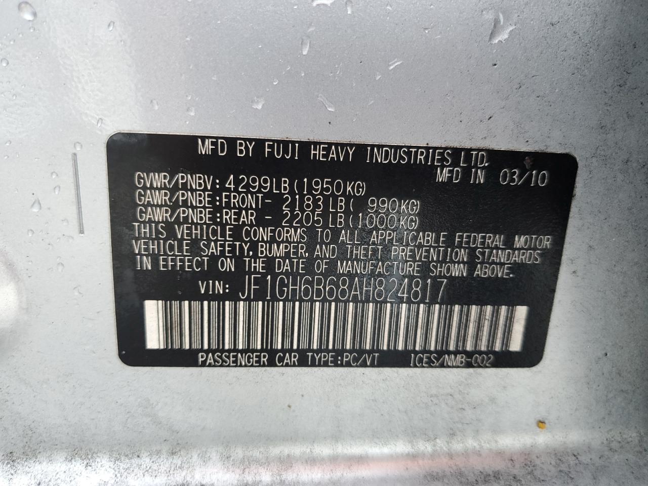 2010 Subaru Impreza - Image 12