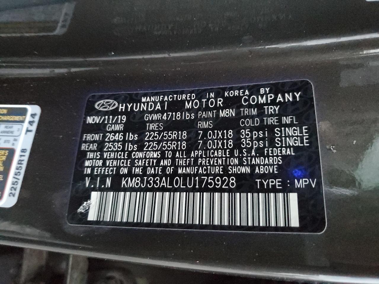 2020 Hyundai Tucson - Image 13