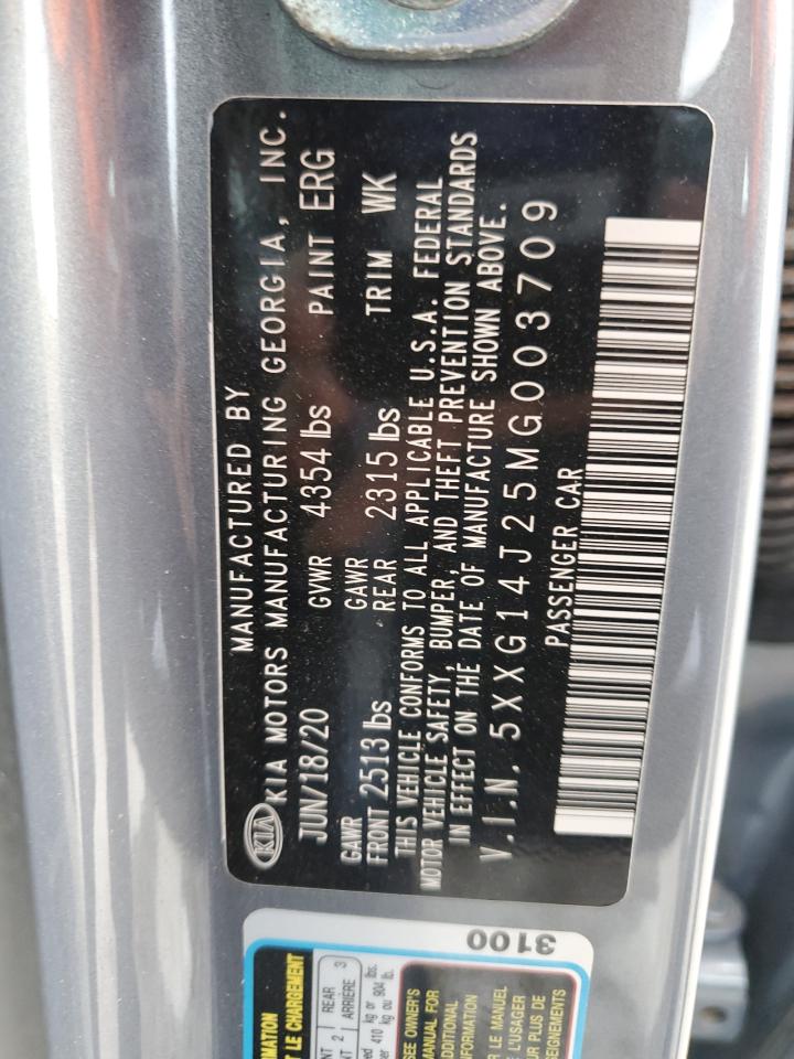 2021 Kia K5 Lxs VIN: 5XXG14J25MG003709 Lot: 72418604