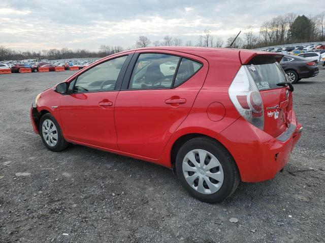  TOYOTA PRIUS 2012 Красный