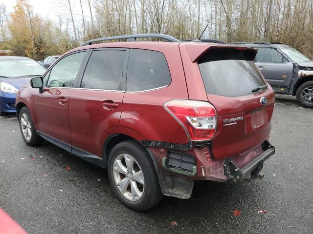  SUBARU FORESTER 2014 Красный