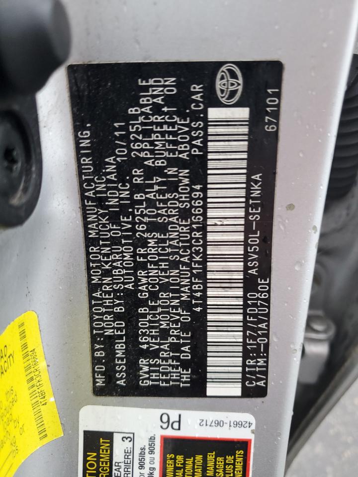 2012 Toyota Camry - Image 12
