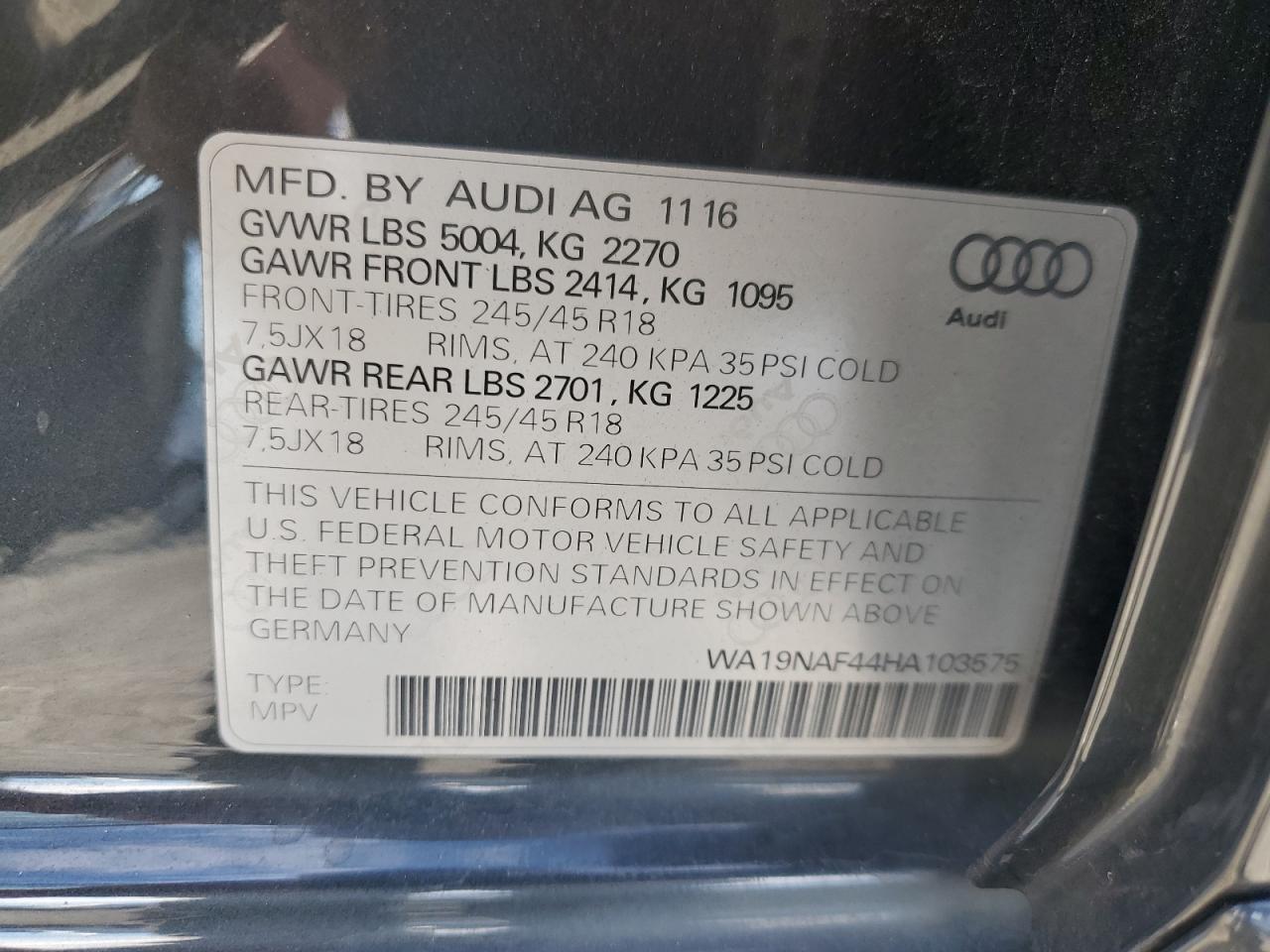 2017 Audi A4 - Image 15