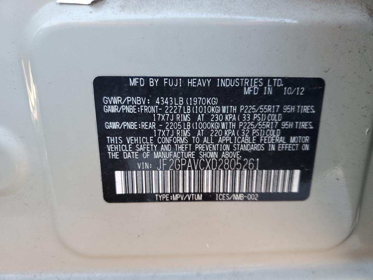 2013 Subaru XV - Image 16