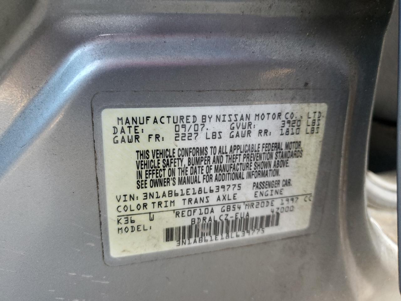 2008 Nissan Sentra - Image 12