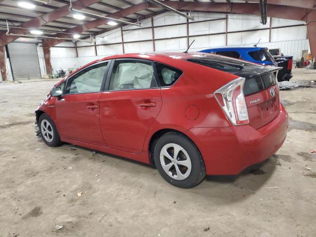  TOYOTA PRIUS 2014 Red