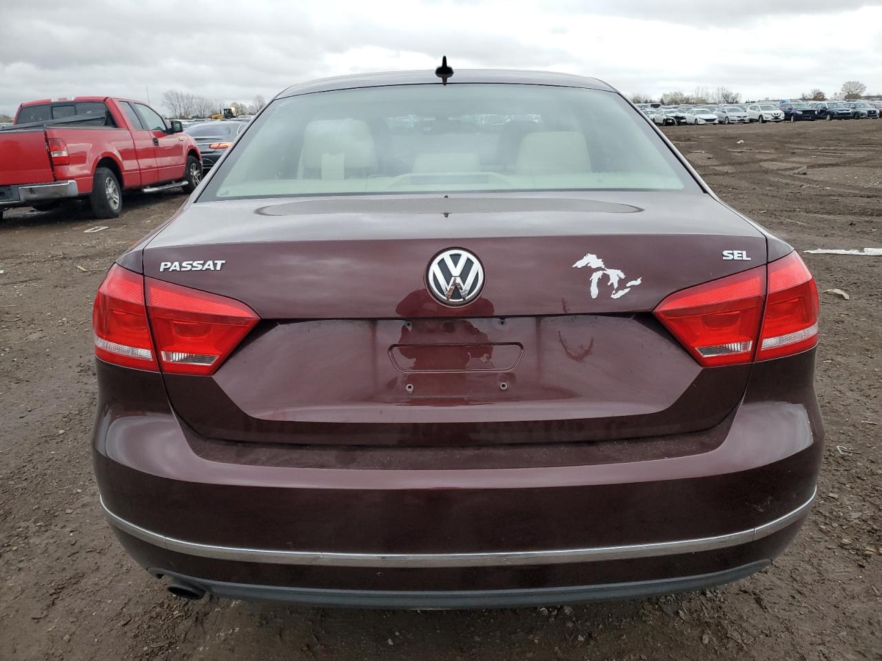 2012 Volkswagen Passat Sel VIN: 1VWCH7A34CC036362 Lot: 78975714