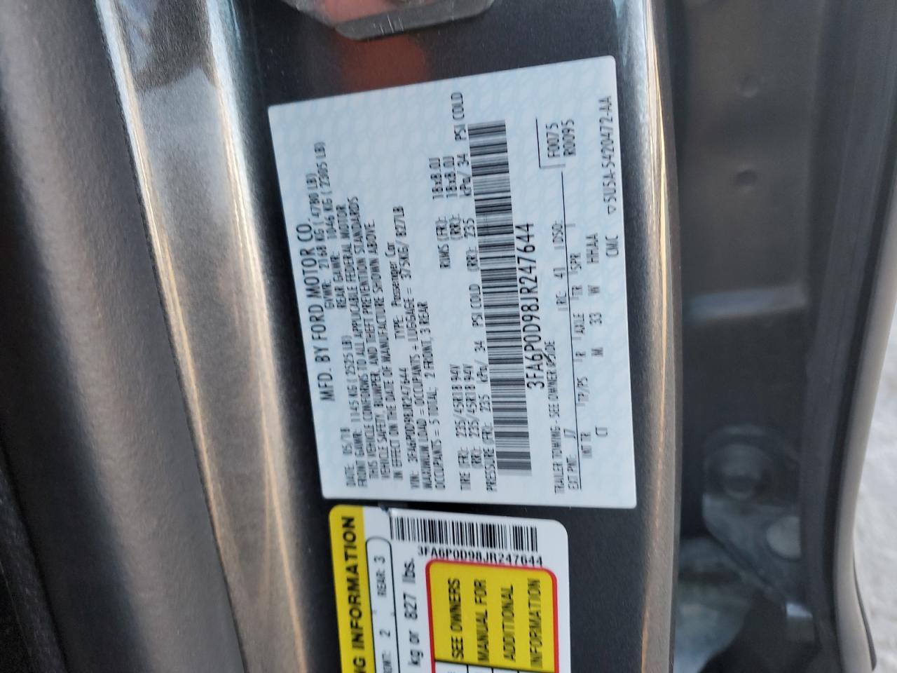 2018 Ford Fusion - Image 12