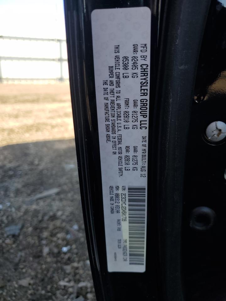 2013 Dodge Challenger Srt-8 VIN: 2C3CDYCJ2DH501739 Lot: 79925514