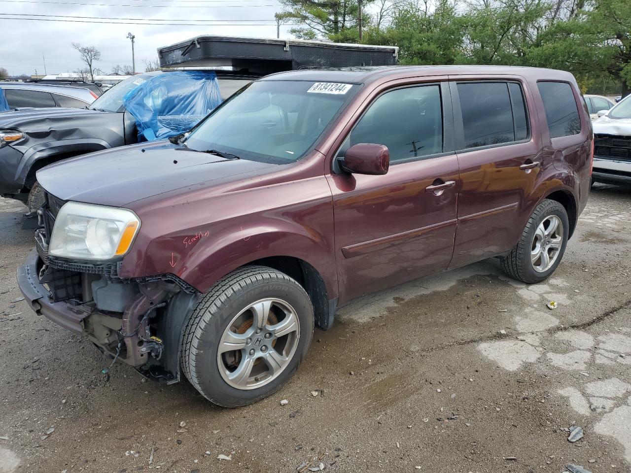 2012 Honda Pilot Exl للبيع في Lexington، KY - All Over